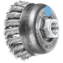 Cup Brushes Tbg - Twist Knot Inox Wire - Various Sizes