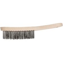 Hand Scratch Brushes St. Wire Wooden Body 350mm Long Handle