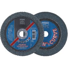 POLIFAN FLAP DISC SGP ZIRCONIA - STEEL / INOX - CURVE