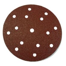 PAPER VELSTICK DISCS 15 HOLE E28V ALUMINIUM OXIDE STEARATED E WEIGHT - 150MM