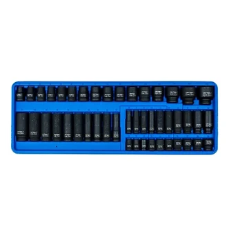 RYTOOL - IMPACT SOCKET SET TRAY, 3/8" & 1/2" 46PCS