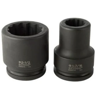 1-1/2" Drive 12-Point Imperial Deep Impact Socket