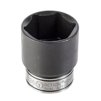 1/4in Drive 6 Point Socket Dual Action