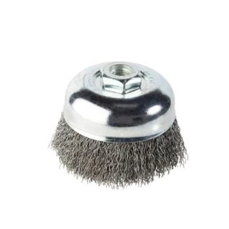 Cup Brush Crimped Wire High Carbon Steel