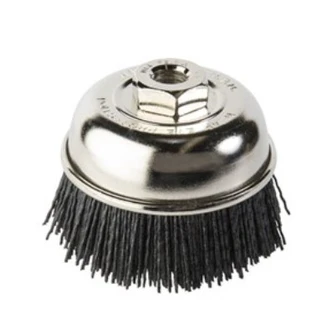 Cup Brush Nylon #80 Grit Silicon Carbide