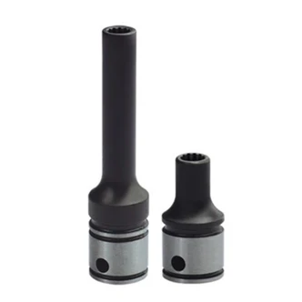 1/2in Drive Deep 12 Point Socket Dual Action