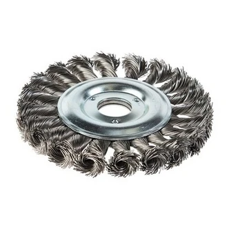 Wheel Brush Twist Knot Stainless Steel