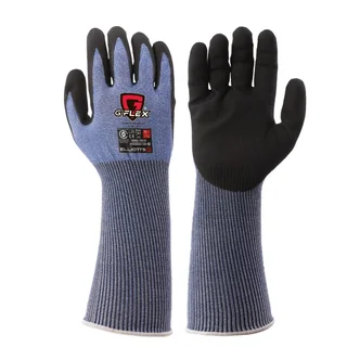G-Flex AIRTouch XT Cuff Cut D/5 Glove. Blue