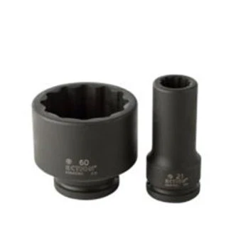 3/4 Drive 12-Point Metric Standard Impact Socket