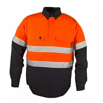 Tecasafe Closed Front Shirt 5.8oz w/Tape