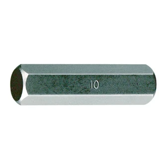 TENG 12MM HEX DR. HEX CR-V BIT / 40MM L