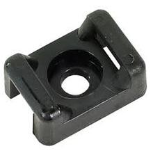 CABLE TIE SCREW MOUNT BLACK X 100