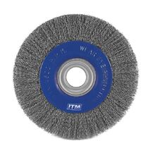 ITM CRIMP WIRE WHEEL BRUSH STEEL MULTI BORE