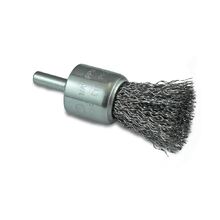 ITM CRIMP WIRE END BRUSH STEEL HIGH SPEED ROUND SHANK