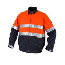 Tecasafe Internal Jacket Orange/Navy w/Ref Tape