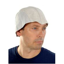 Chrome Leather Welders Cap