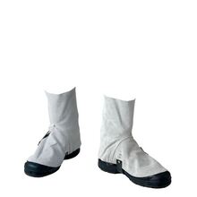 Chrome Leather Welders Spats Velcro