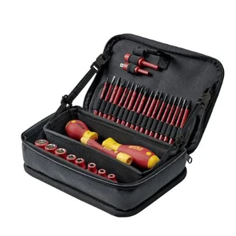 WIHA TOOL SET SLIMVARIO® ELECTRIC MIXED, 32 PCS. INCL. MULTIFUNCTIONAL BAG