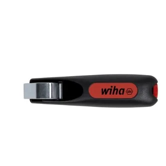 WIHA STRIPPING TOOL WITH SELF-ROTATING DRAG BLADE FOR ROUND CABLES