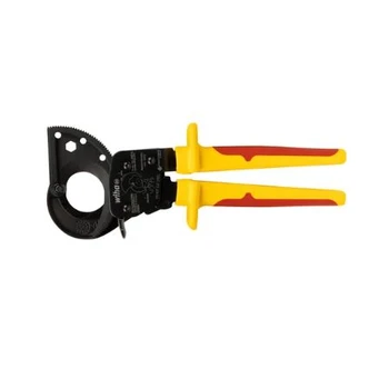 WIHA CABLE CUTTER ELECTRIC UP TO 300 MM² WITH RATCHET MECHANISM, VDE 1000V INSULATED