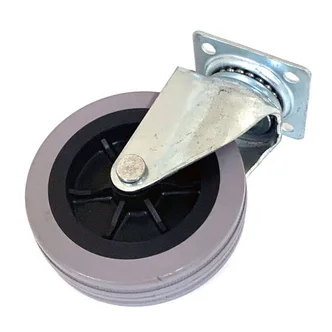 CASTOR WHEEL RUBBER 100 DIA