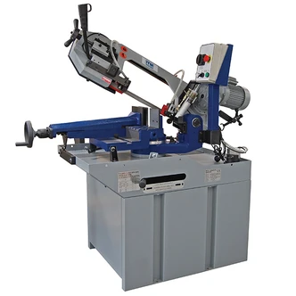 ITM BANDSAW, 227MM CAP, SWIVEL HEAD, DUAL MITRE, 1 SPEED 240V 1PH, HYD DOWN FEED