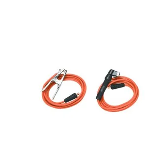 Lead Set 250A, 4m Cable 16mm2, 25mm Plug, Twist Lock Holder