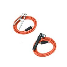 Lead Set 250A, 4m Cable 25mm2, 50mm Plug, Twist Lock Holder