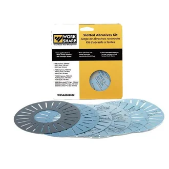 WORKSHARP 3000 6PCE SLOTTED ABRASIVE KIT