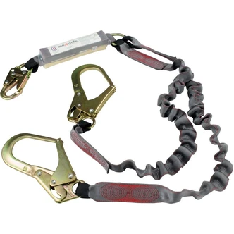 Maxisafe Double Elasticated Lanyard, 140kg rating