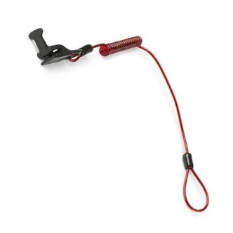 Coil Hard Hat Tether (non-conductive)