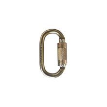 Maxisafe Screwgate Oval Karabiner - Heavy Duty