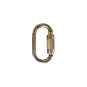 Maxisafe Screwgate Oval Karabiner - Heavy Duty