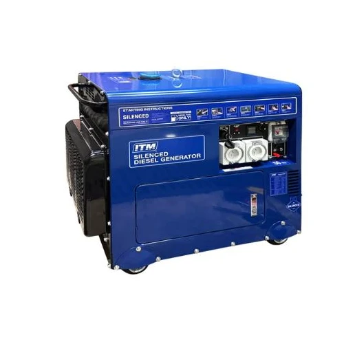 ITM DIESEL GENERATOR SILENT CABINET 6500W PEAK ELECTRIC START